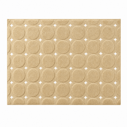 Circle Star Tufted Rug - FURNIBLE.