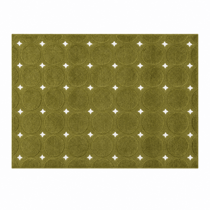 Circle Star Tufted Rug - FURNIBLE.