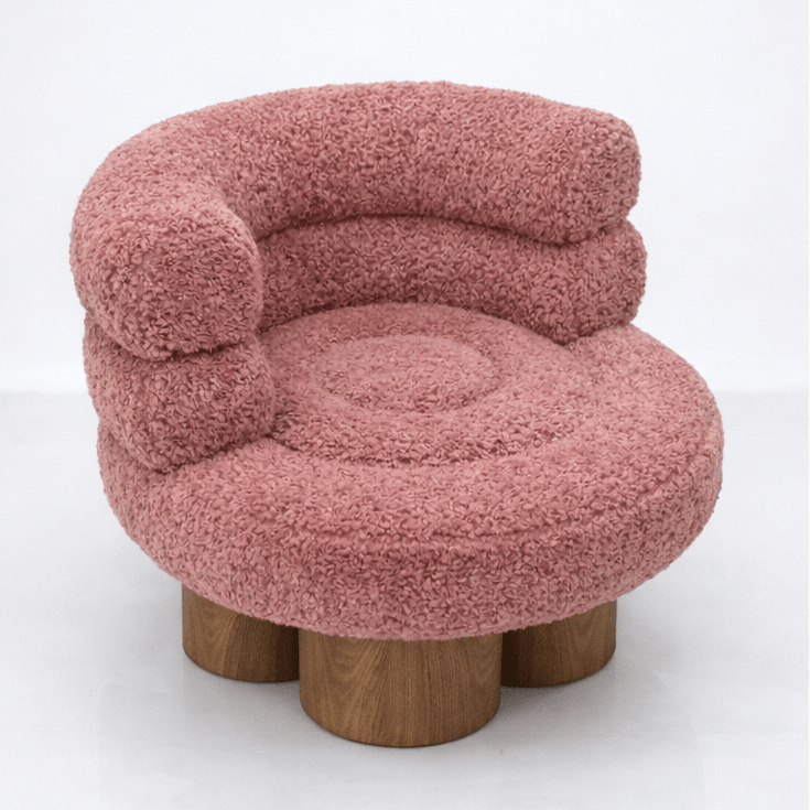 Cloud Bouclé Armchair - FURNIBLE.