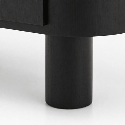 Clover Black Oak Sideboard - FURNIBLE.