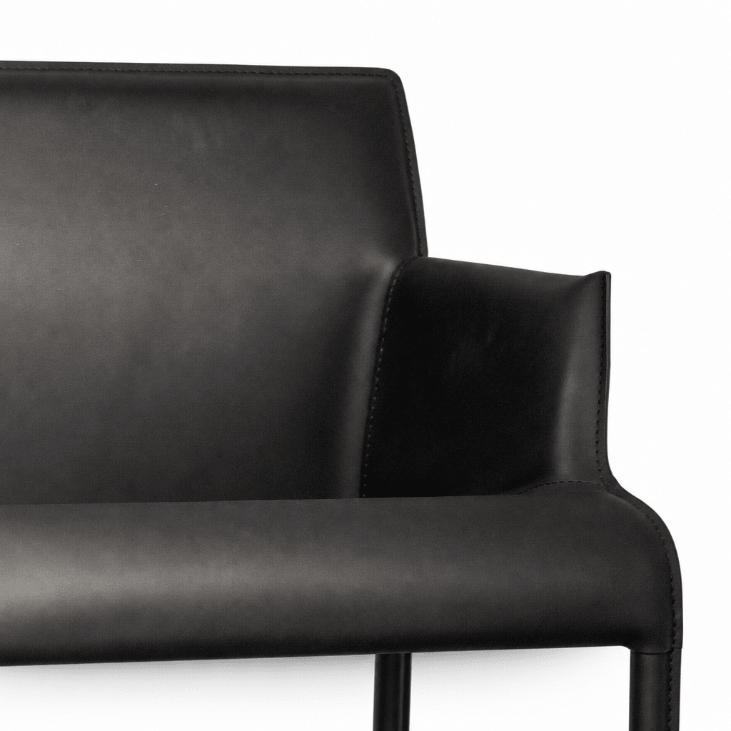 Contour Leather Dining Chair - FURNIBLE.