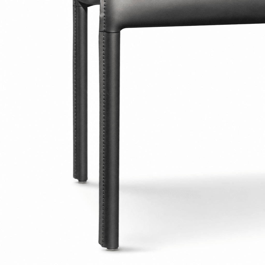 Contour Leather Dining Chair - FURNIBLE.