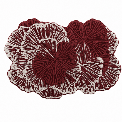 Coral Bloom Tufted Rug - FURNIBLE.