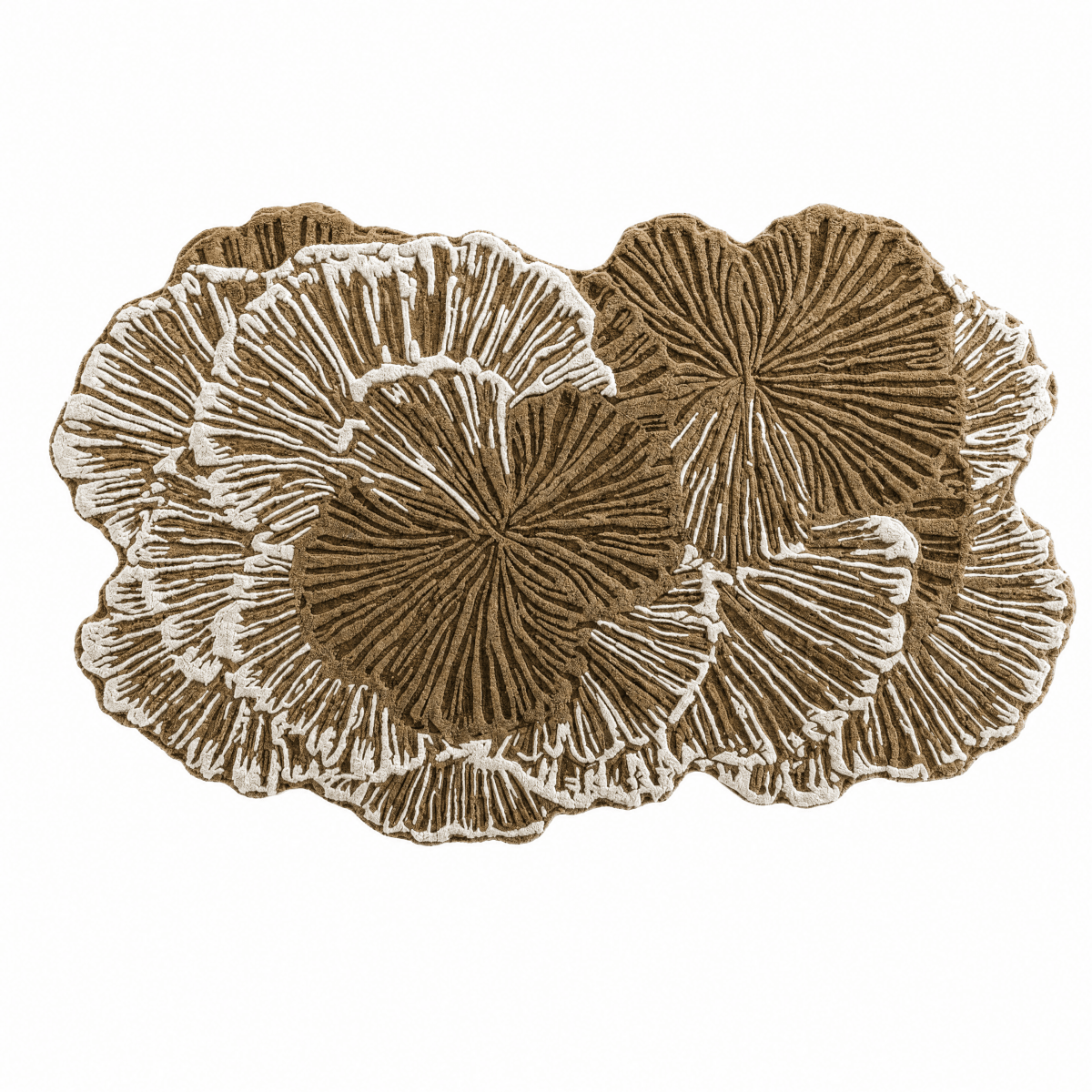 Coral Bloom Tufted Rug - FURNIBLE.