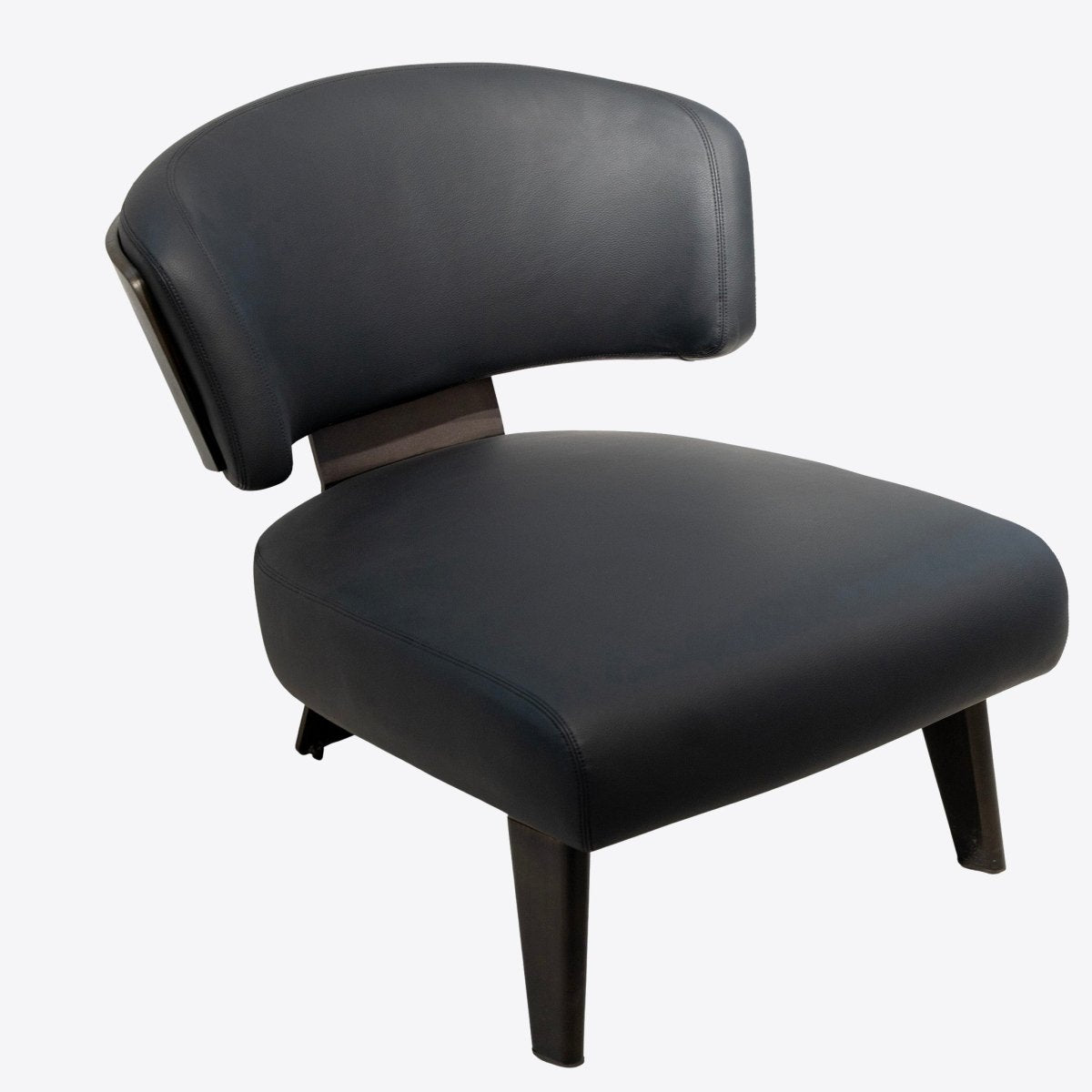 Crescent Leather Chair - FURNIBLE.