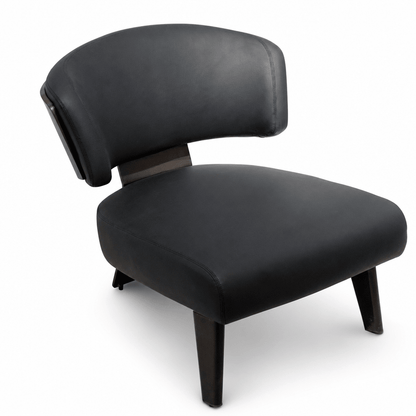 Crescent Leather Chair - FURNIBLE.