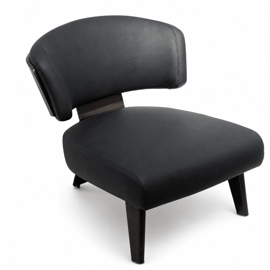 Crescent Leather Chair - FURNIBLE.