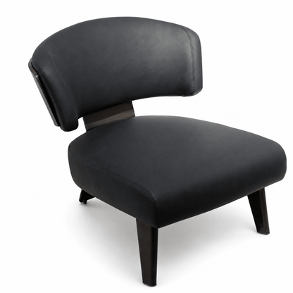 Crescent Leather Chair - FURNIBLE.