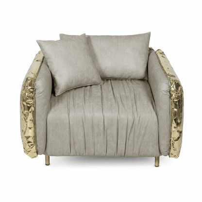 Crystal Gold Armchair - FURNIBLE.