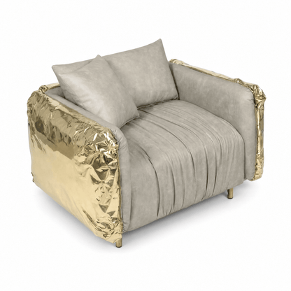 Crystal Gold Armchair - FURNIBLE.