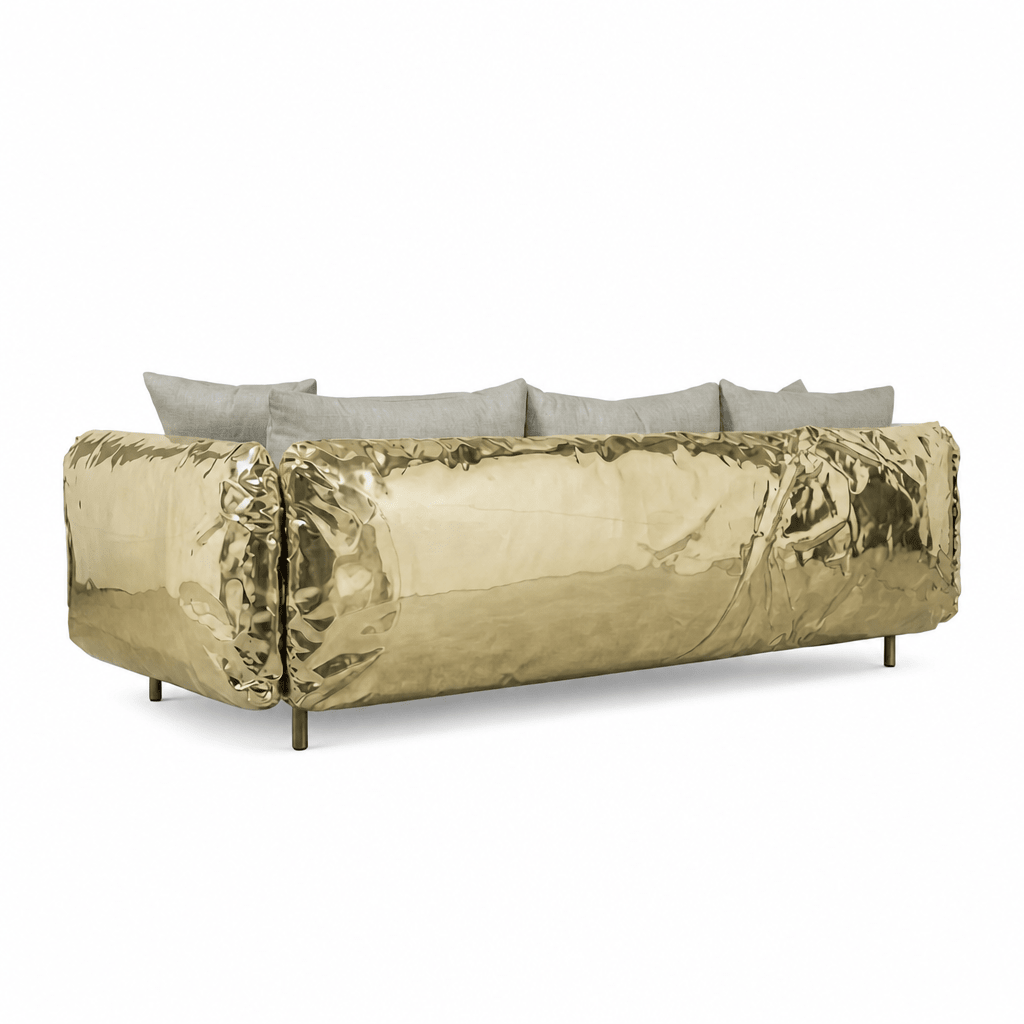 Crystal Gold Sofa - FURNIBLE.