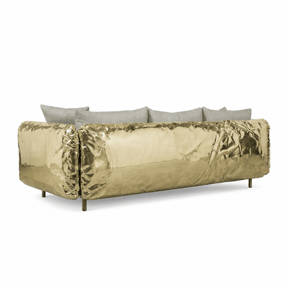 Crystal Gold Sofa - FURNIBLE.