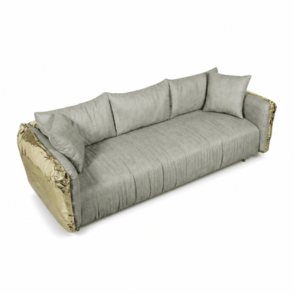 Crystal Gold Sofa - FURNIBLE.