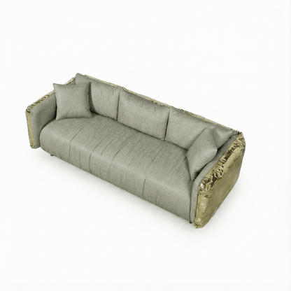 Crystal Gold Sofa - FURNIBLE.