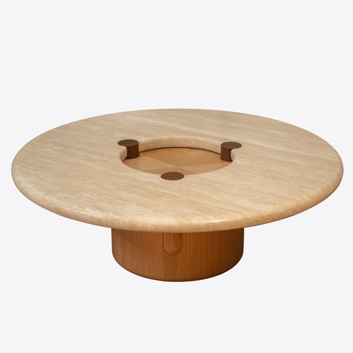 Elara Circular Coffee Table - FURNIBLE.