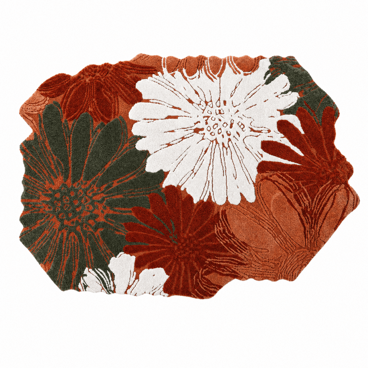 Garden Bloom Tufted Rug - FURNIBLE.