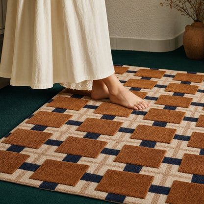 Geometric Grid Rug - FURNIBLE.