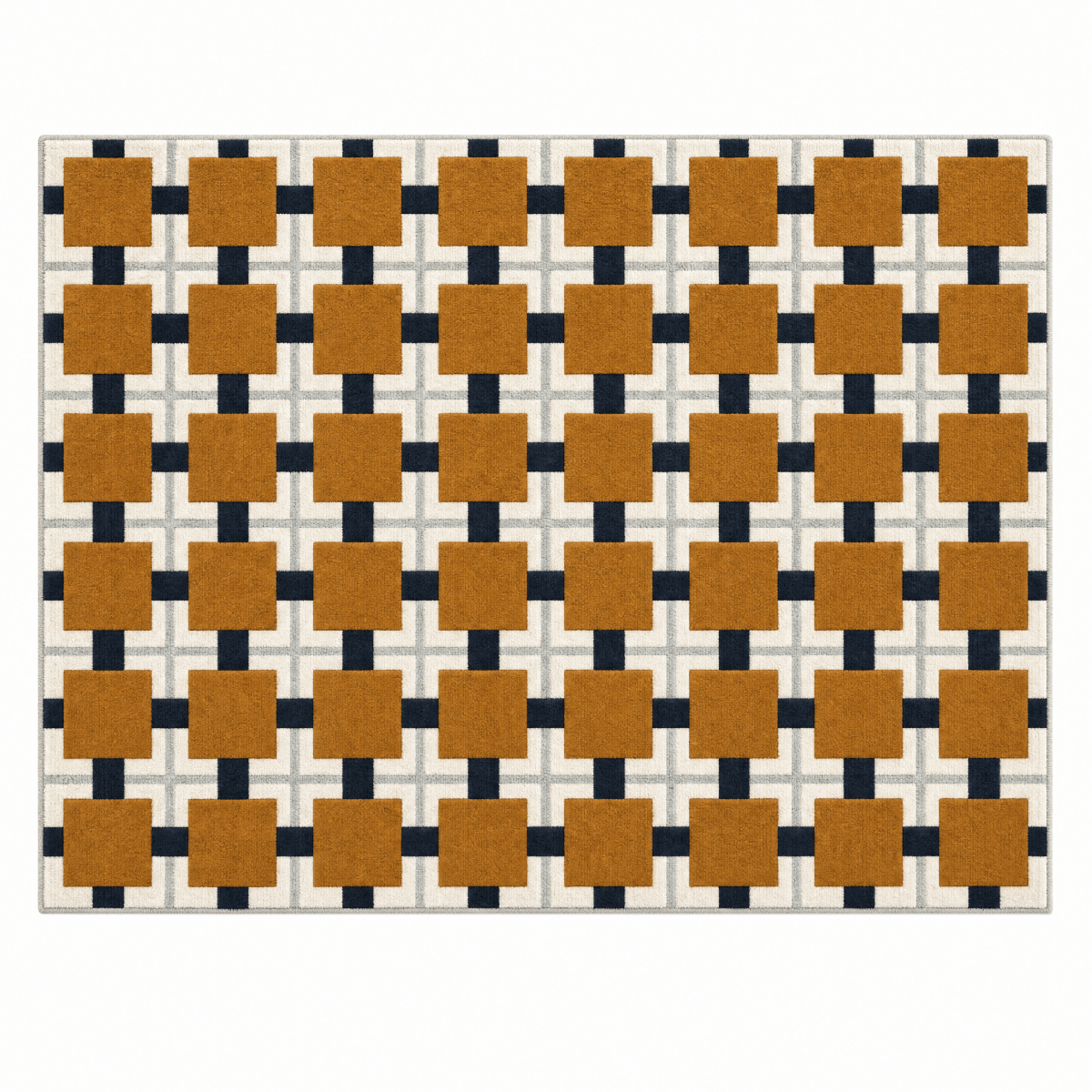 Geometric Grid Rug - FURNIBLE.