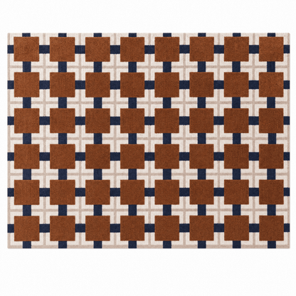 Geometric Grid Rug - FURNIBLE.