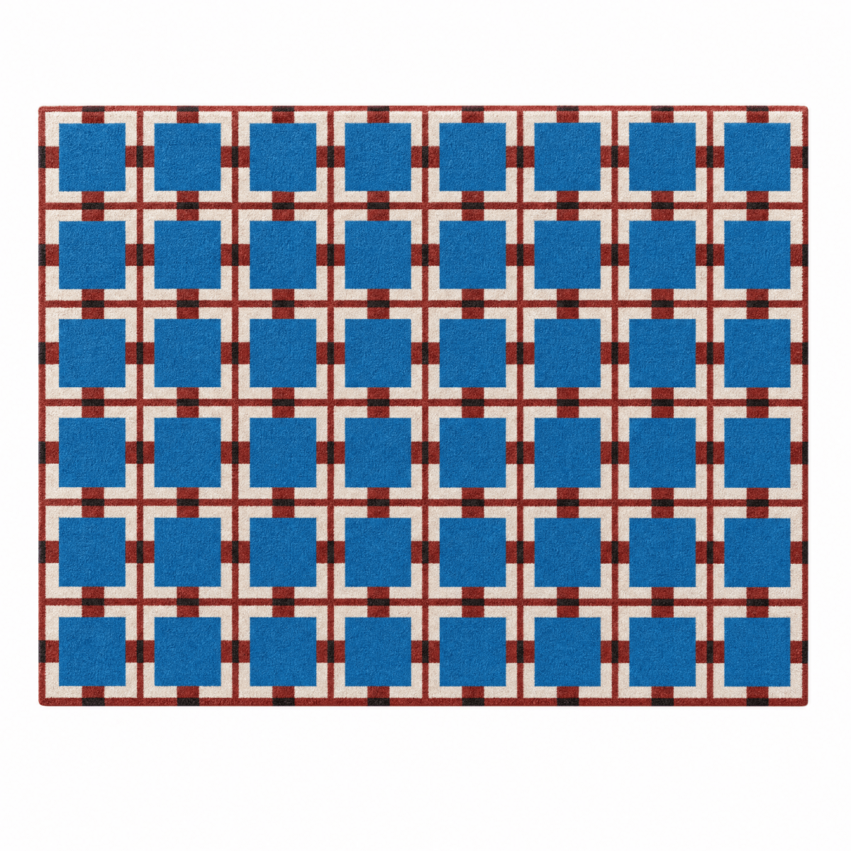 Geometric Grid Rug - FURNIBLE.