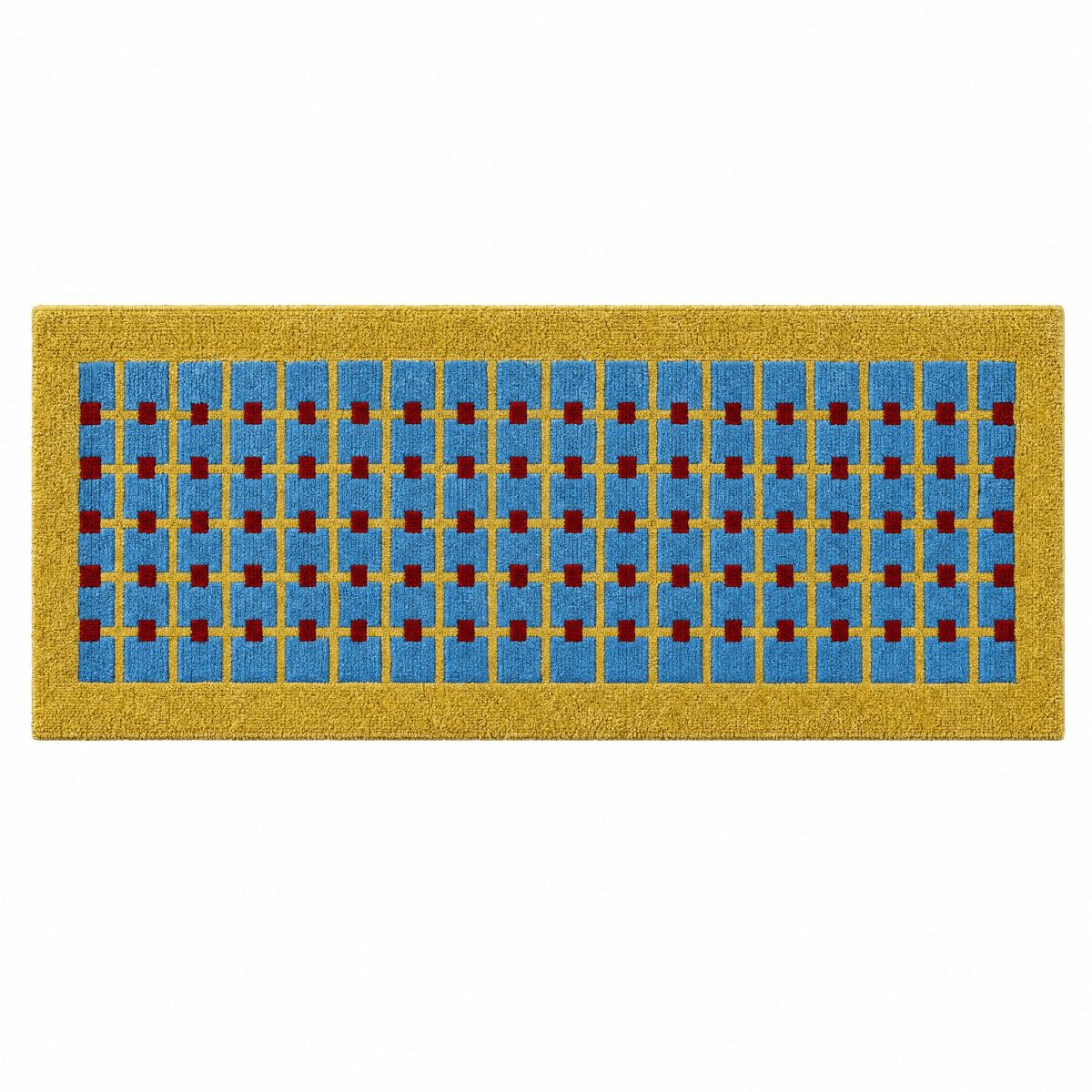 Grid Dot Runner Rug - FURNIBLE.