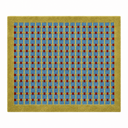 Grid Dot Tufted Rug - FURNIBLE.