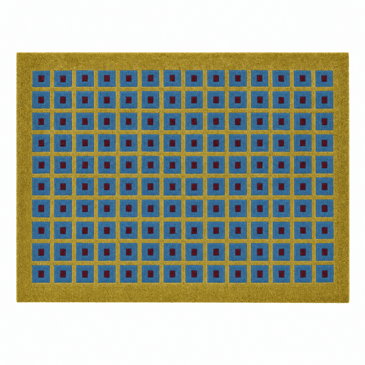 Grid Dot Tufted Rug - FURNIBLE.