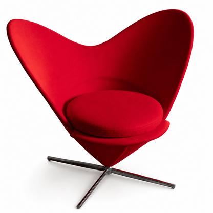 Heart Cone Accent Chair - FURNIBLE.