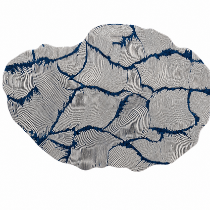 Fan Leaf Tufted Rug