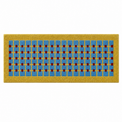 Grid Dot Runner Rug