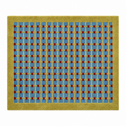Grid Dot Tufted Rug