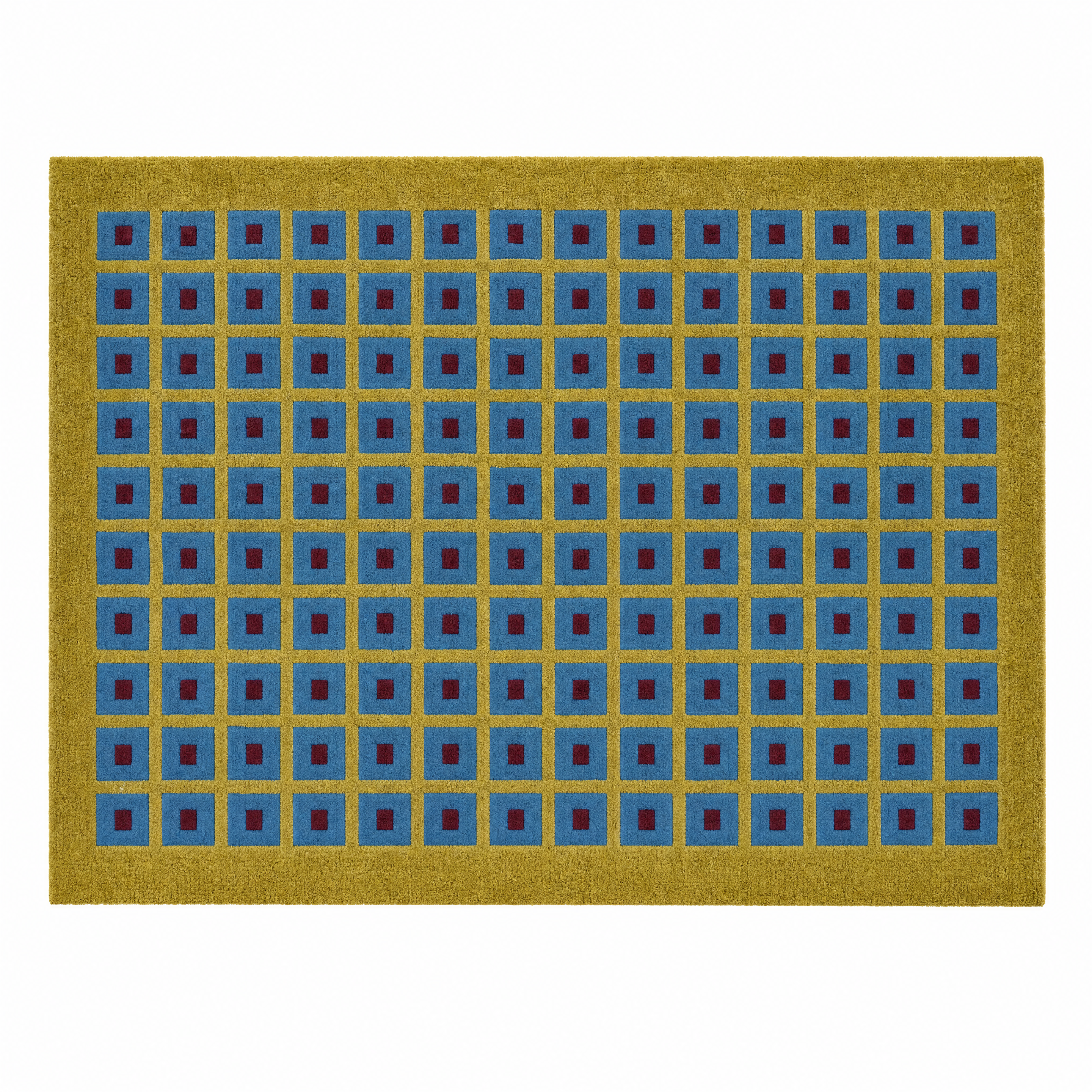 Grid Dot Tufted Rug