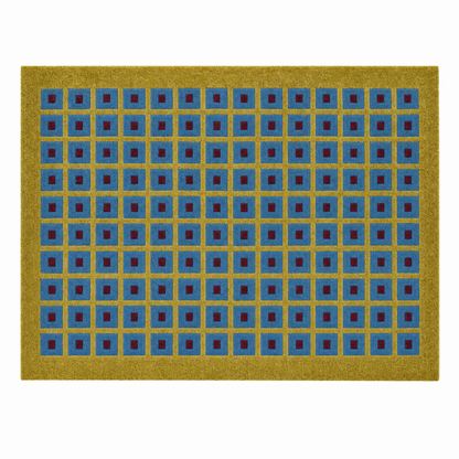 Grid Dot Tufted Rug