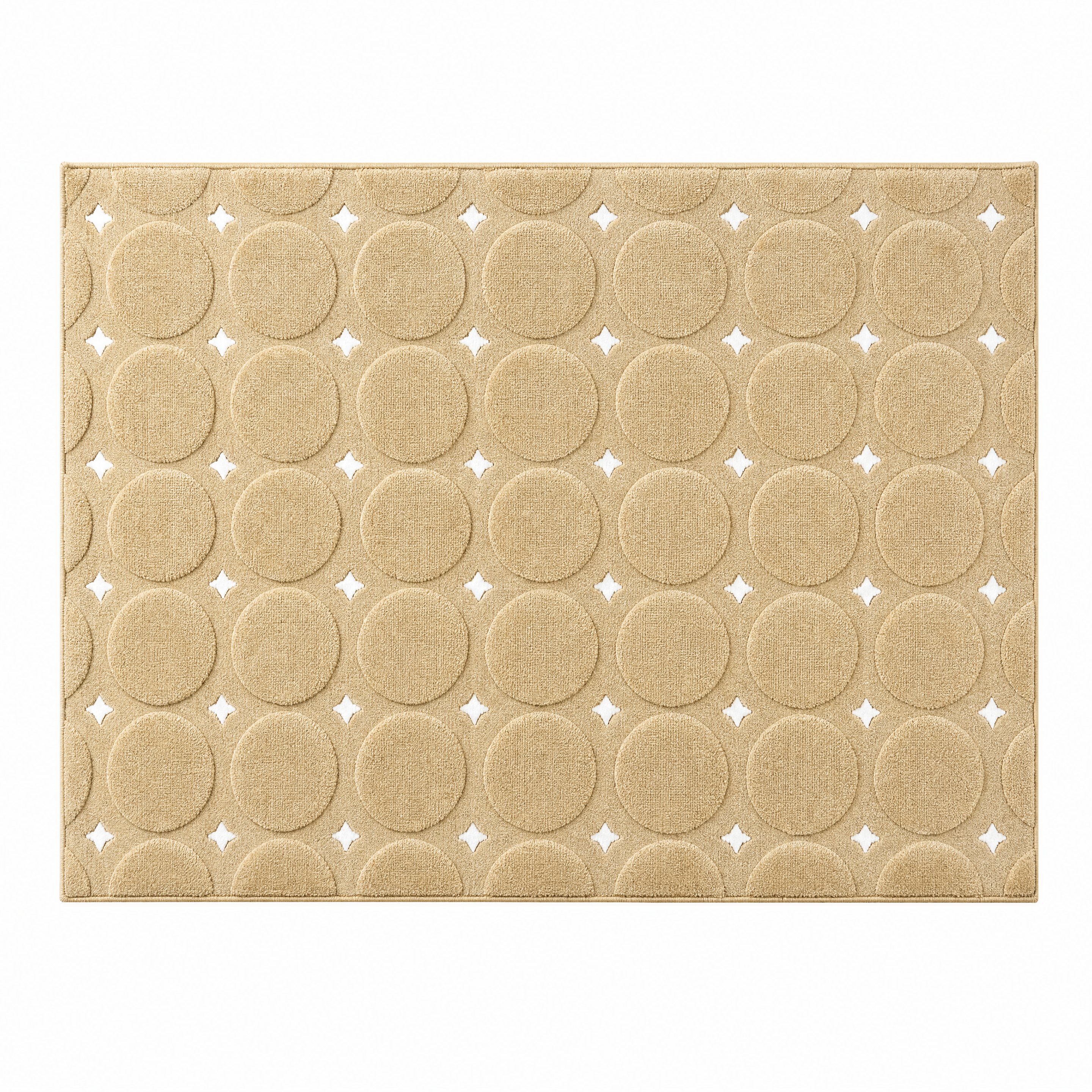 Circle Star Tufted Rug