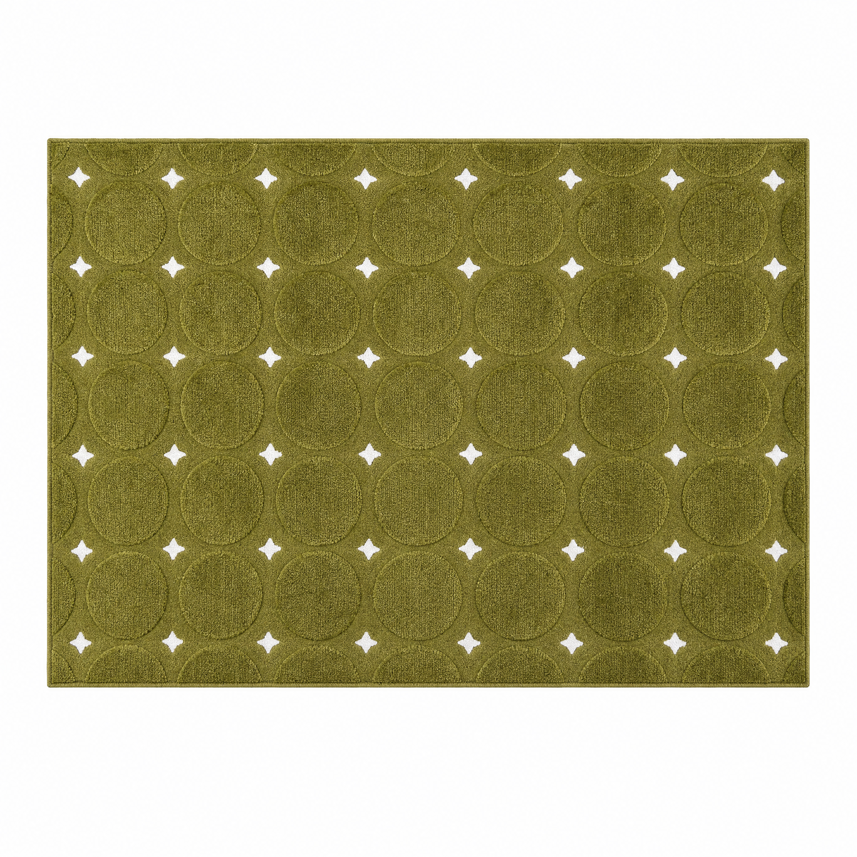 Circle Star Tufted Rug