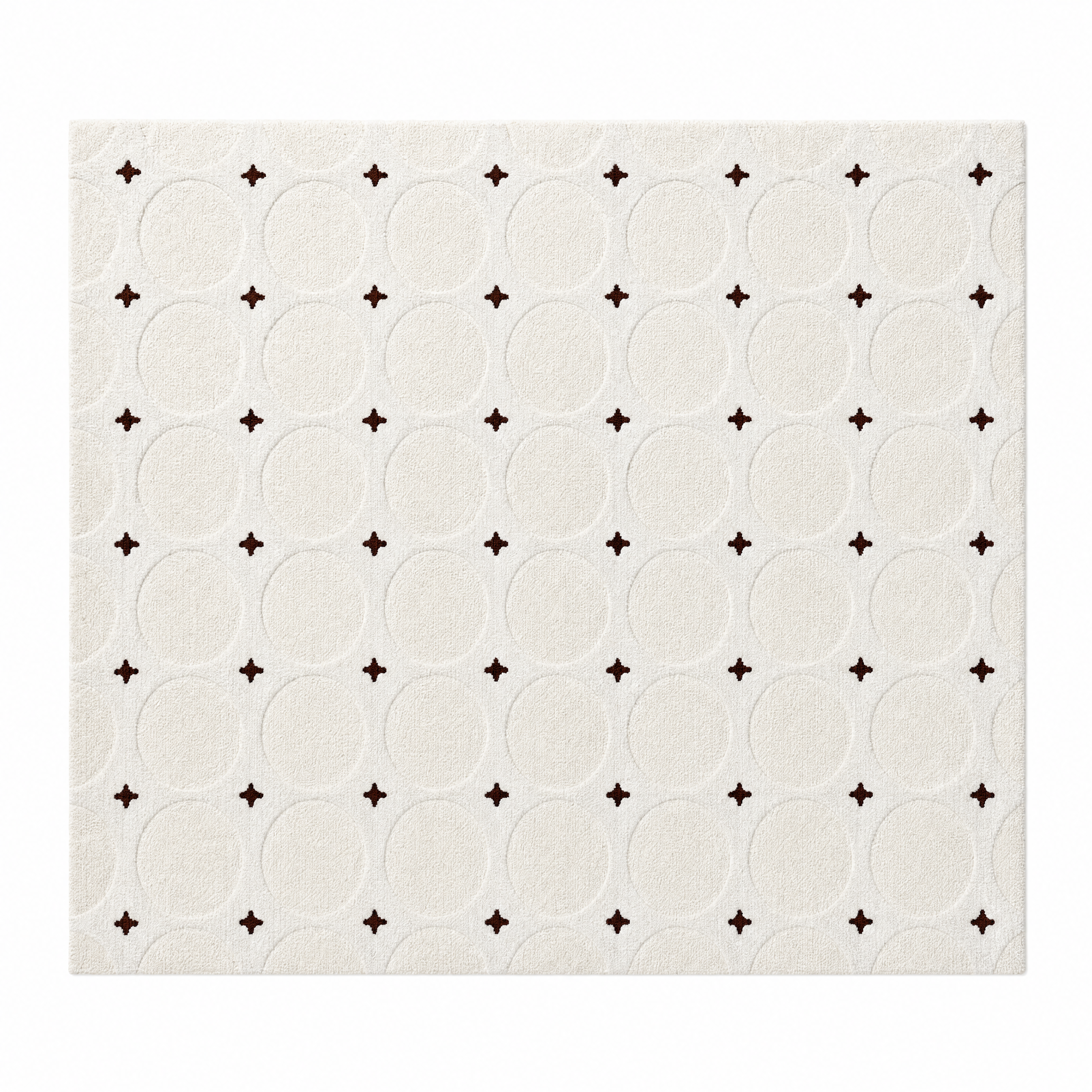 Circle Star Tufted Rug