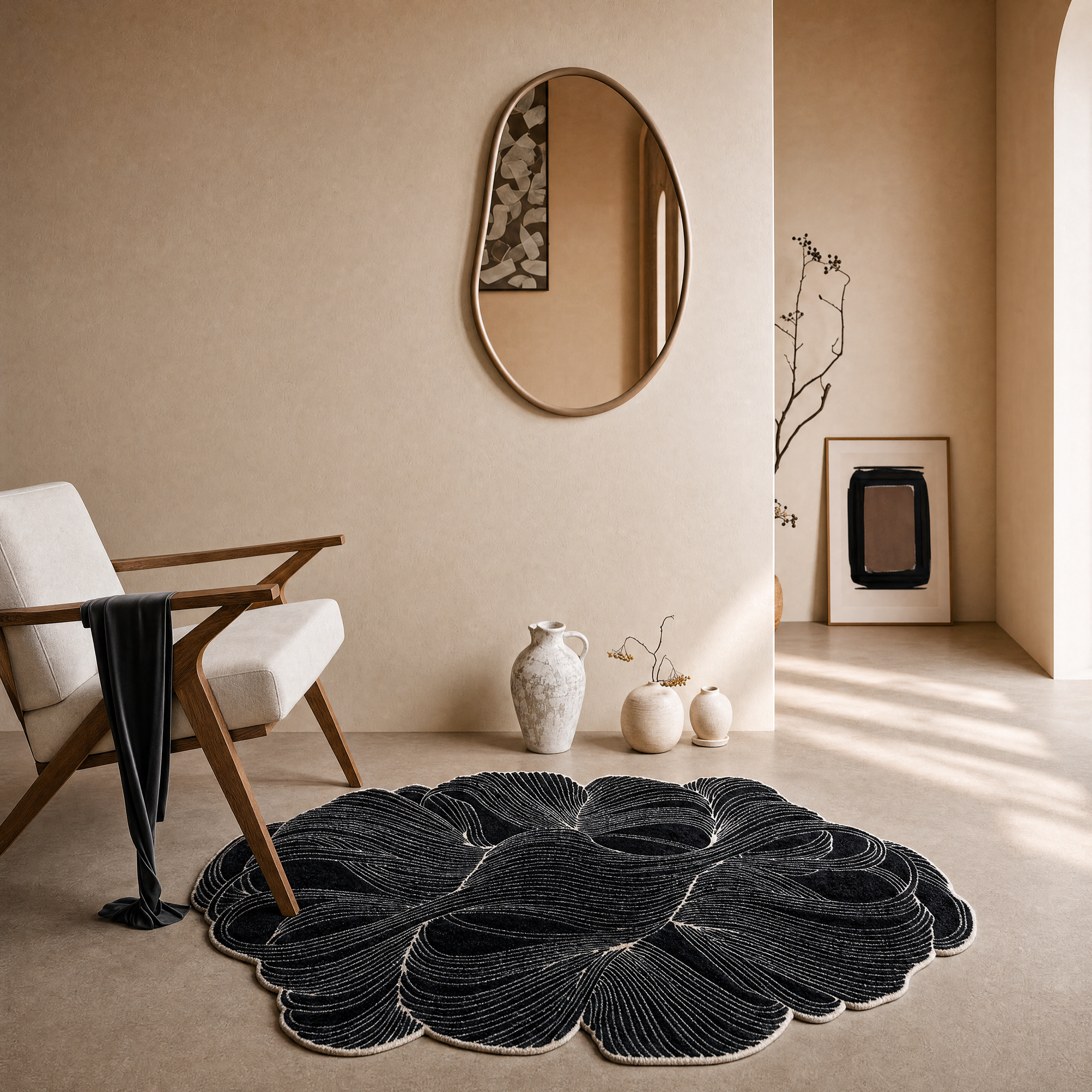 Petal Linework Rug