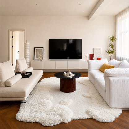 Cloud Border Rug