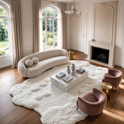 Cloud Border Rug