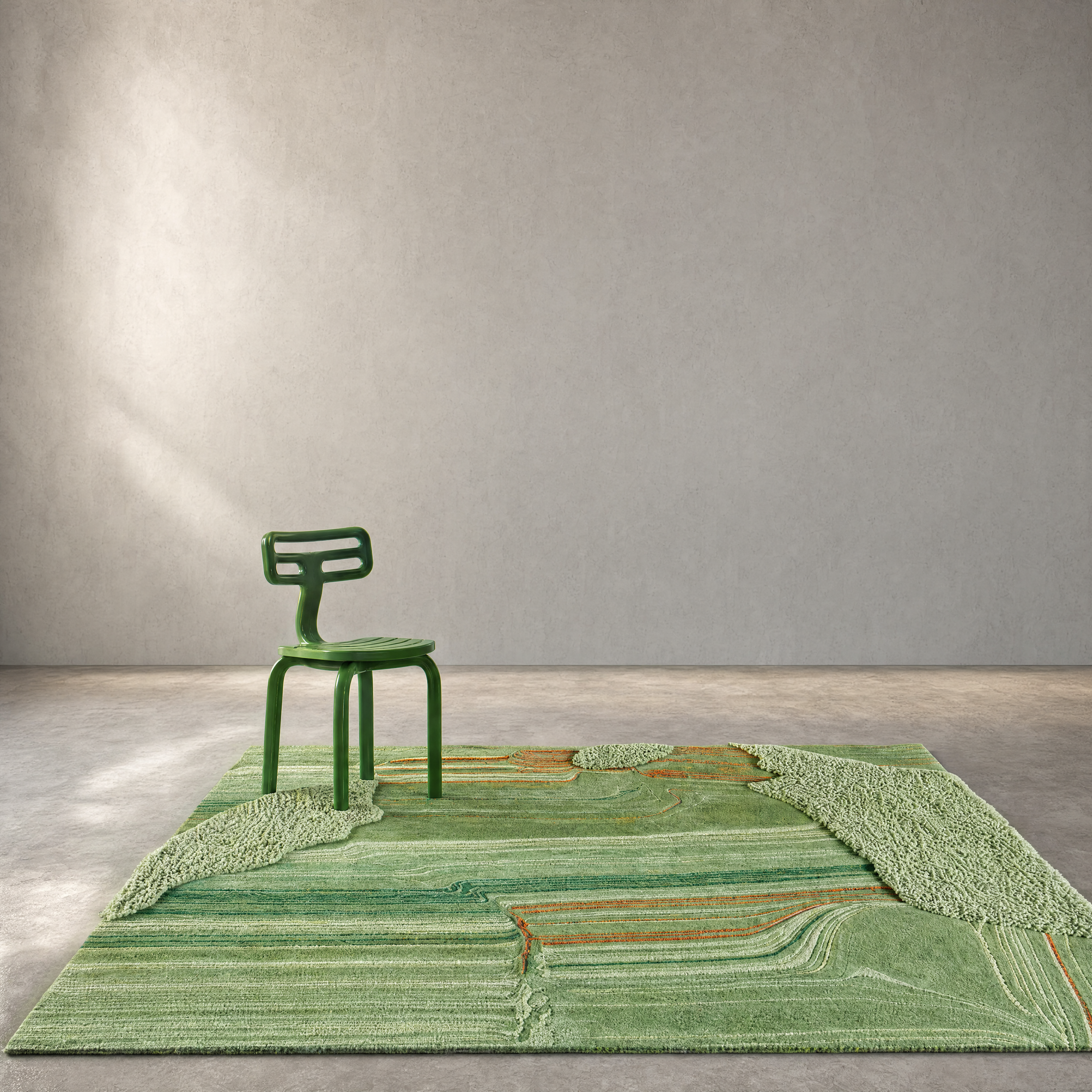 Terrain Contour Tufted Rug