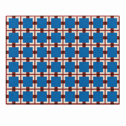 Geometric Grid Rug