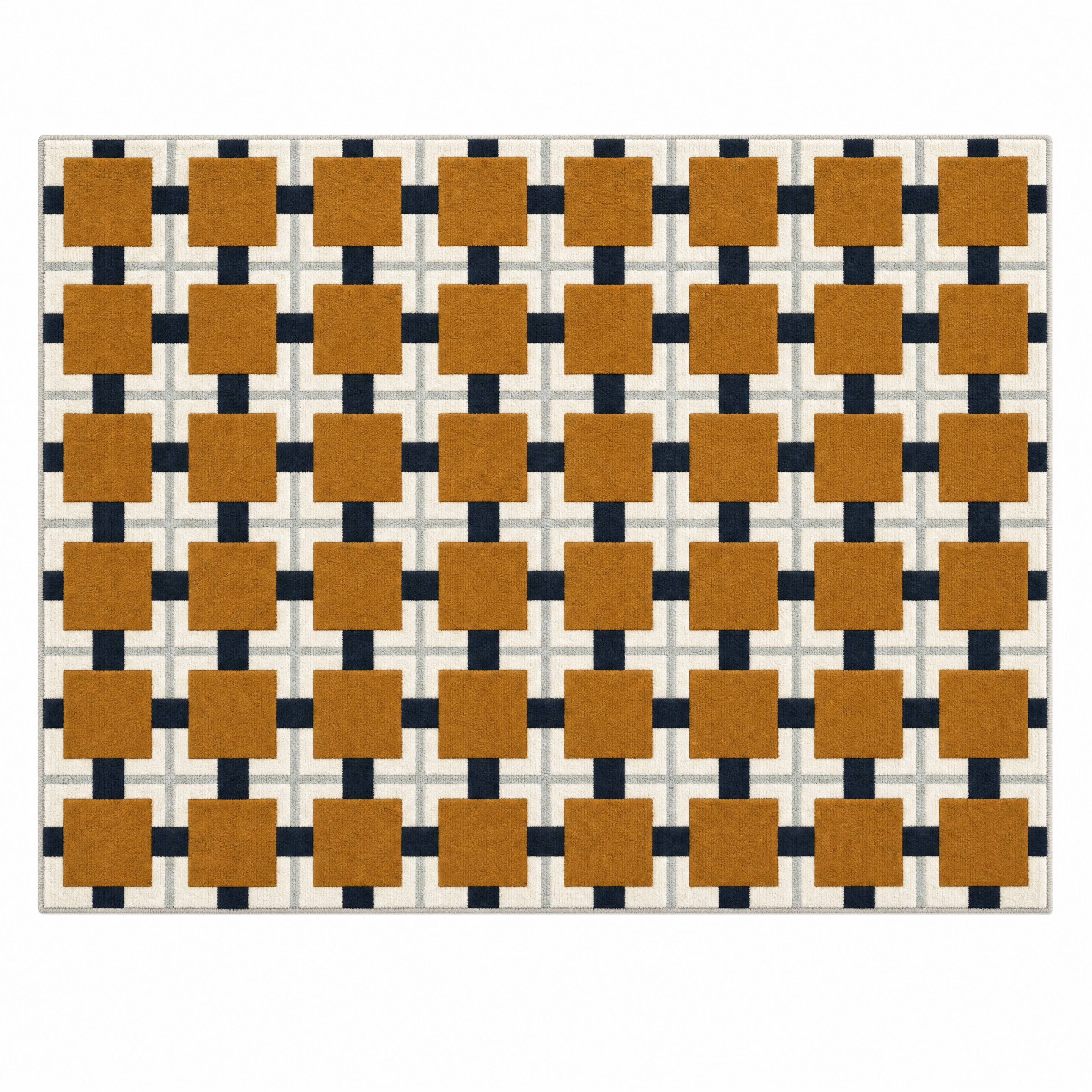 Geometric Grid Rug