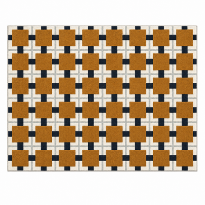 Geometric Grid Rug