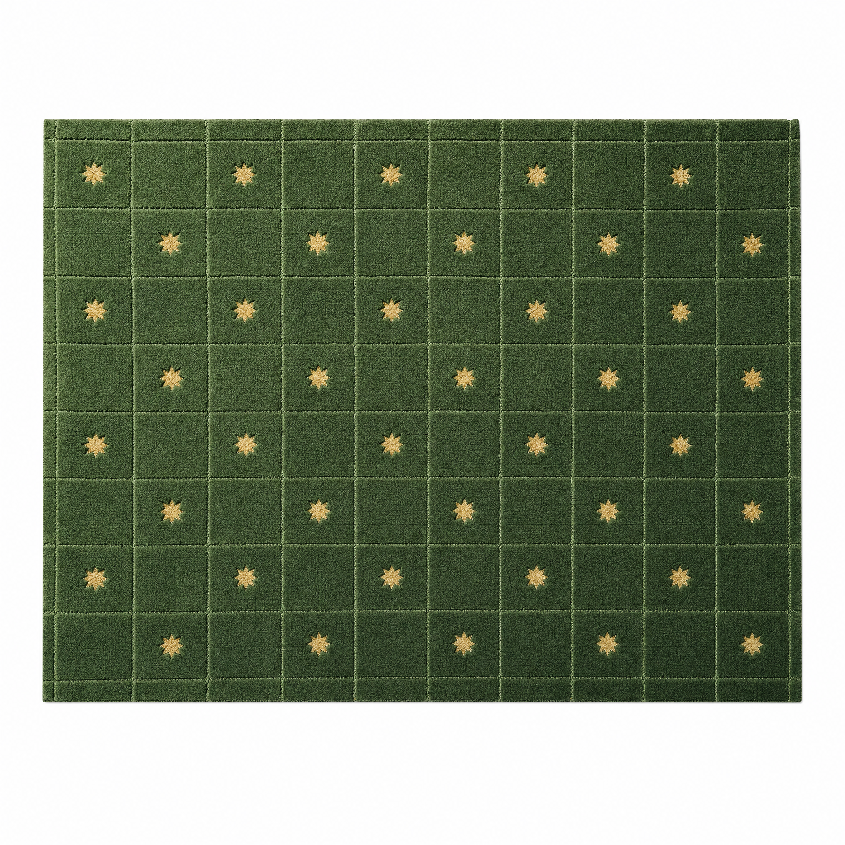 Star Grid Tufted Rug