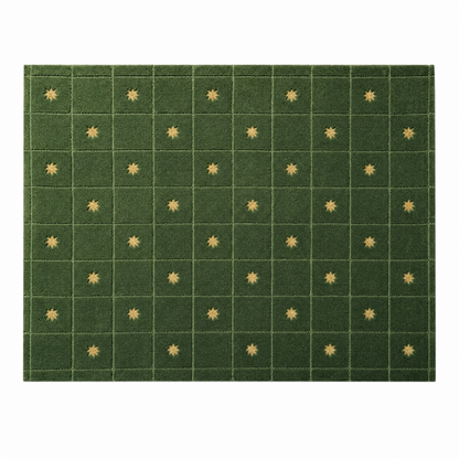 Star Grid Tufted Rug