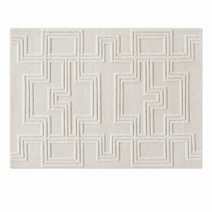 Art Deco Maze Tufted Rug