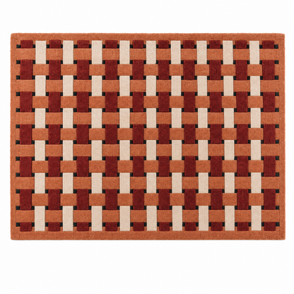 Basketweave Tufted Rug
