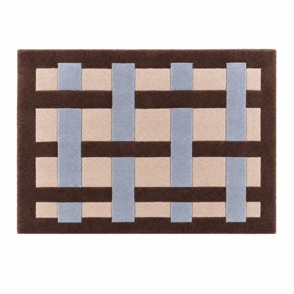 Interlock Lattice Tufted Rug