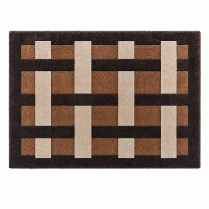 Interlock Lattice Tufted Rug
