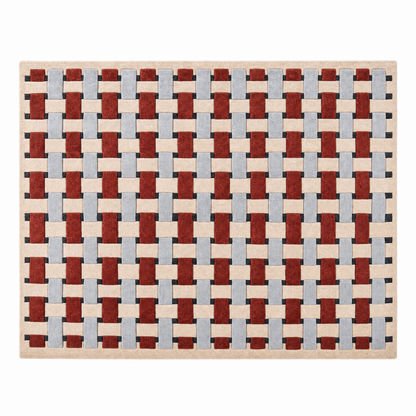 Basketweave Tufted Rug